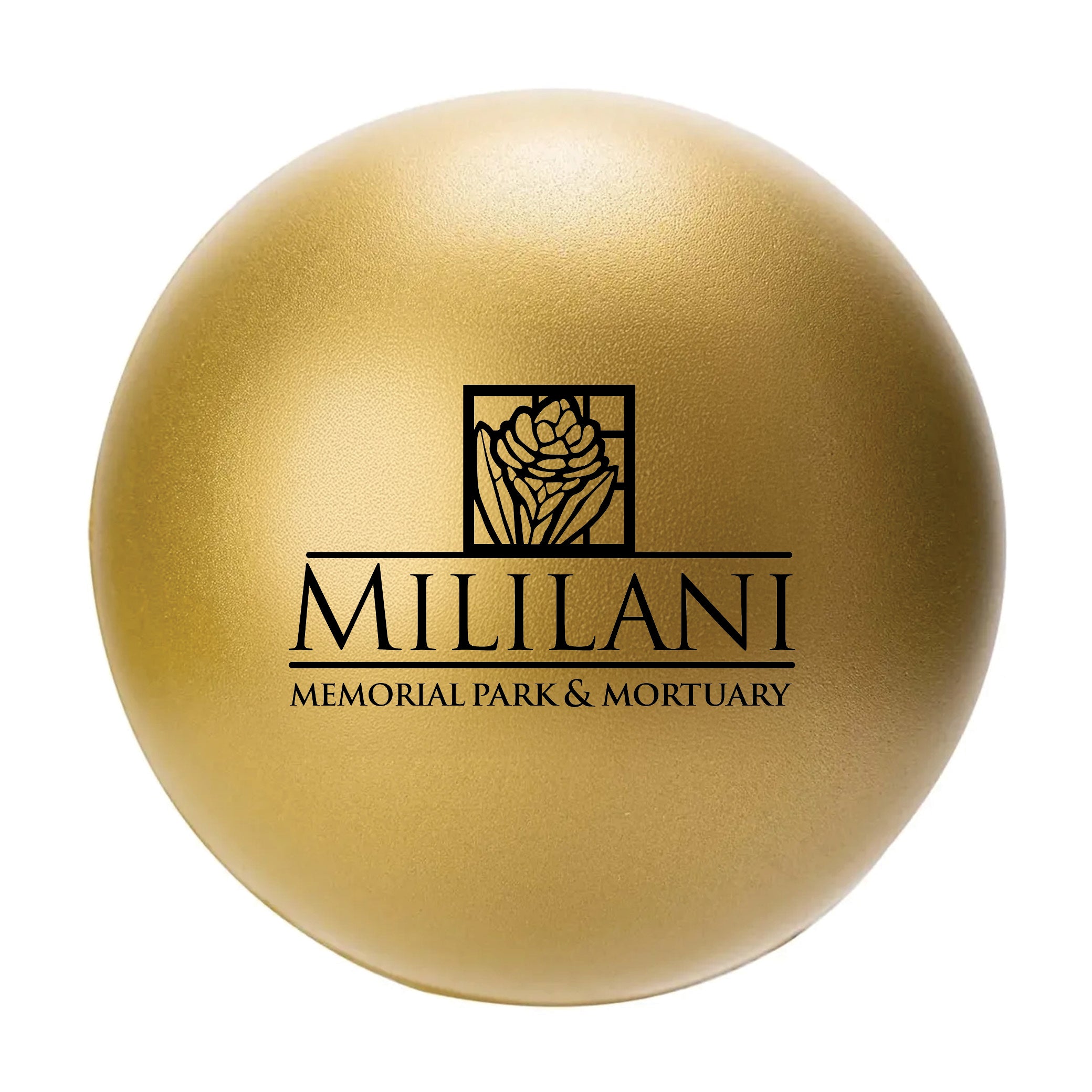 Round Stress Ball Gold
