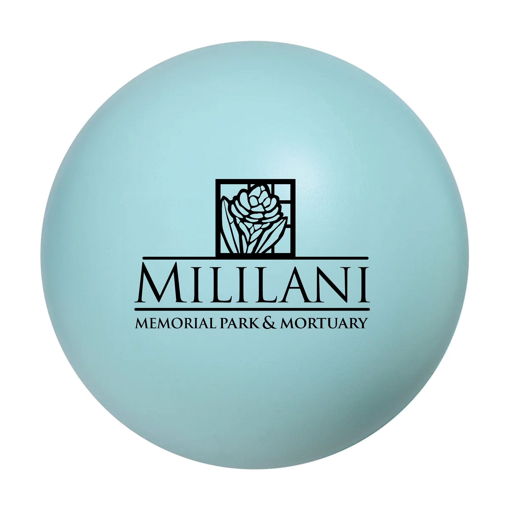 Round Stress Ball Light Blue