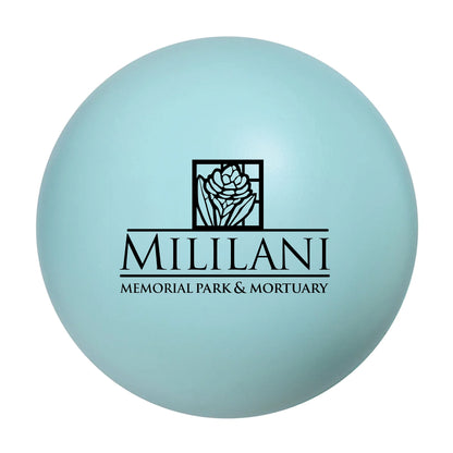 Round Stress Ball Light Blue