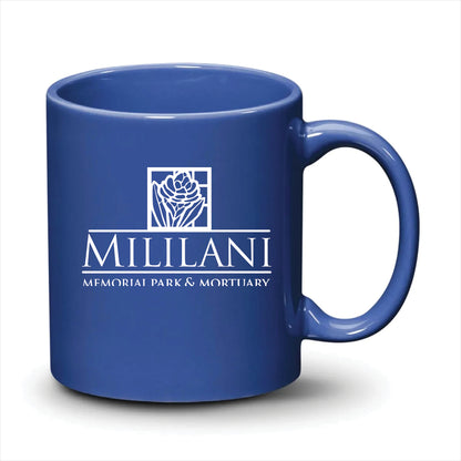 Malibu Mug Ocean Blue White Logo