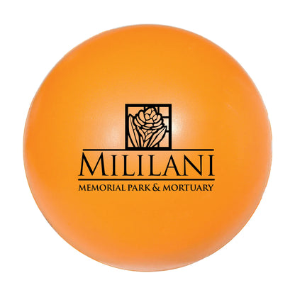 Round Stress Ball Orange
