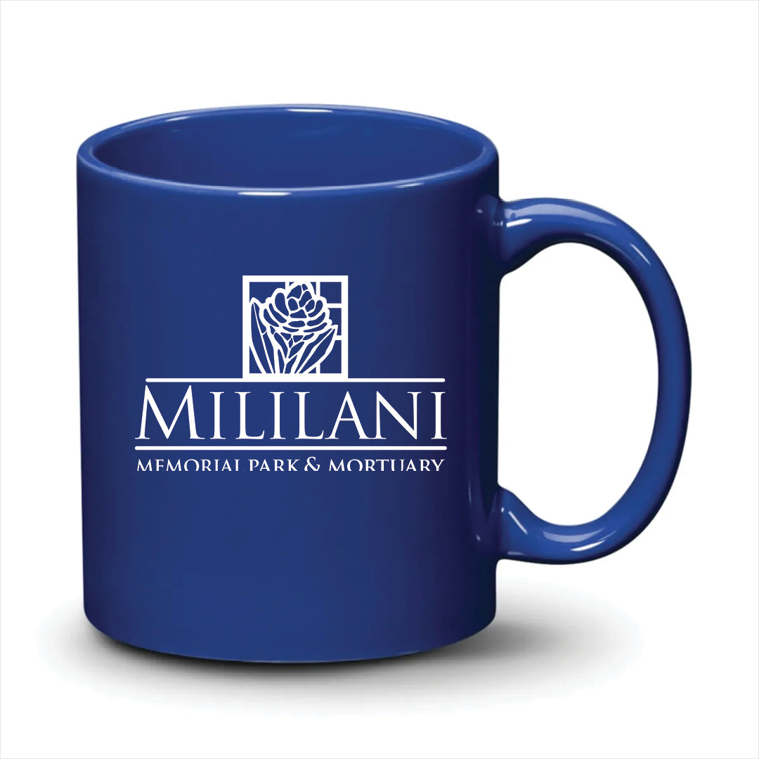 Malibu Mug Royal Blue White Logo