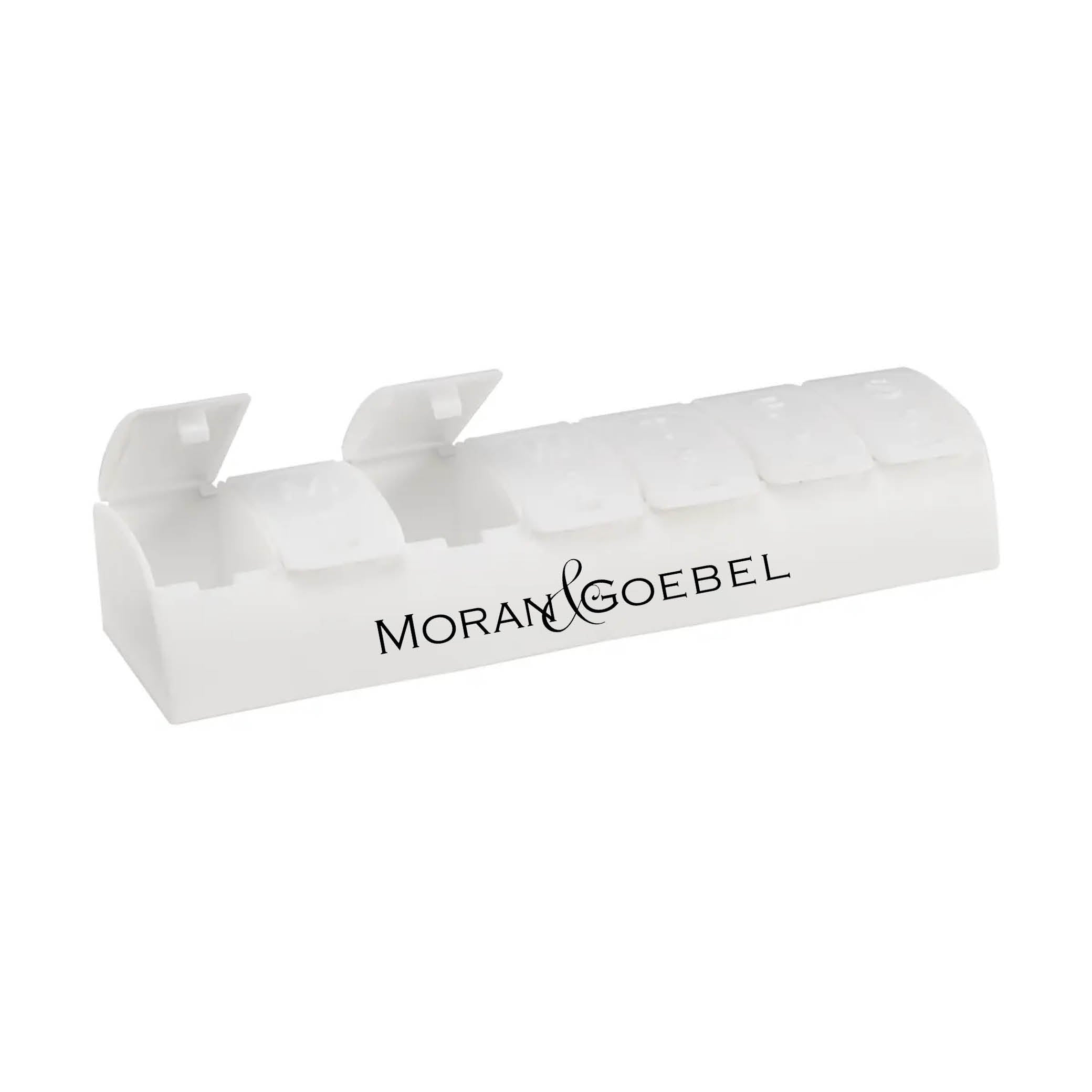 QuickCare 7-Day Med Minder Pill Box White