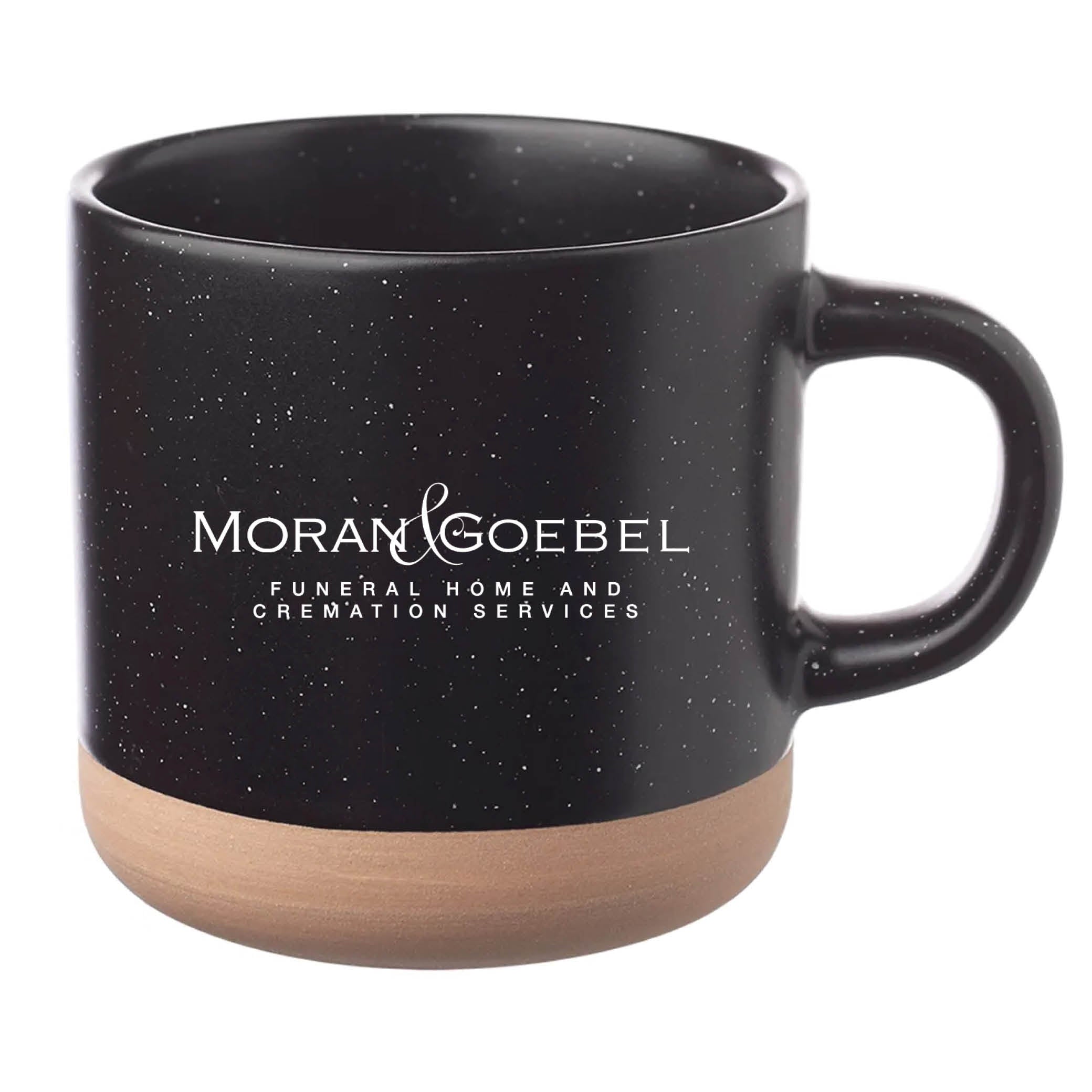 Cosmic Speckled Clay Coffee Mug 11 oz Black