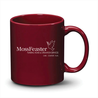Malibu Mug Burgundy White Logo