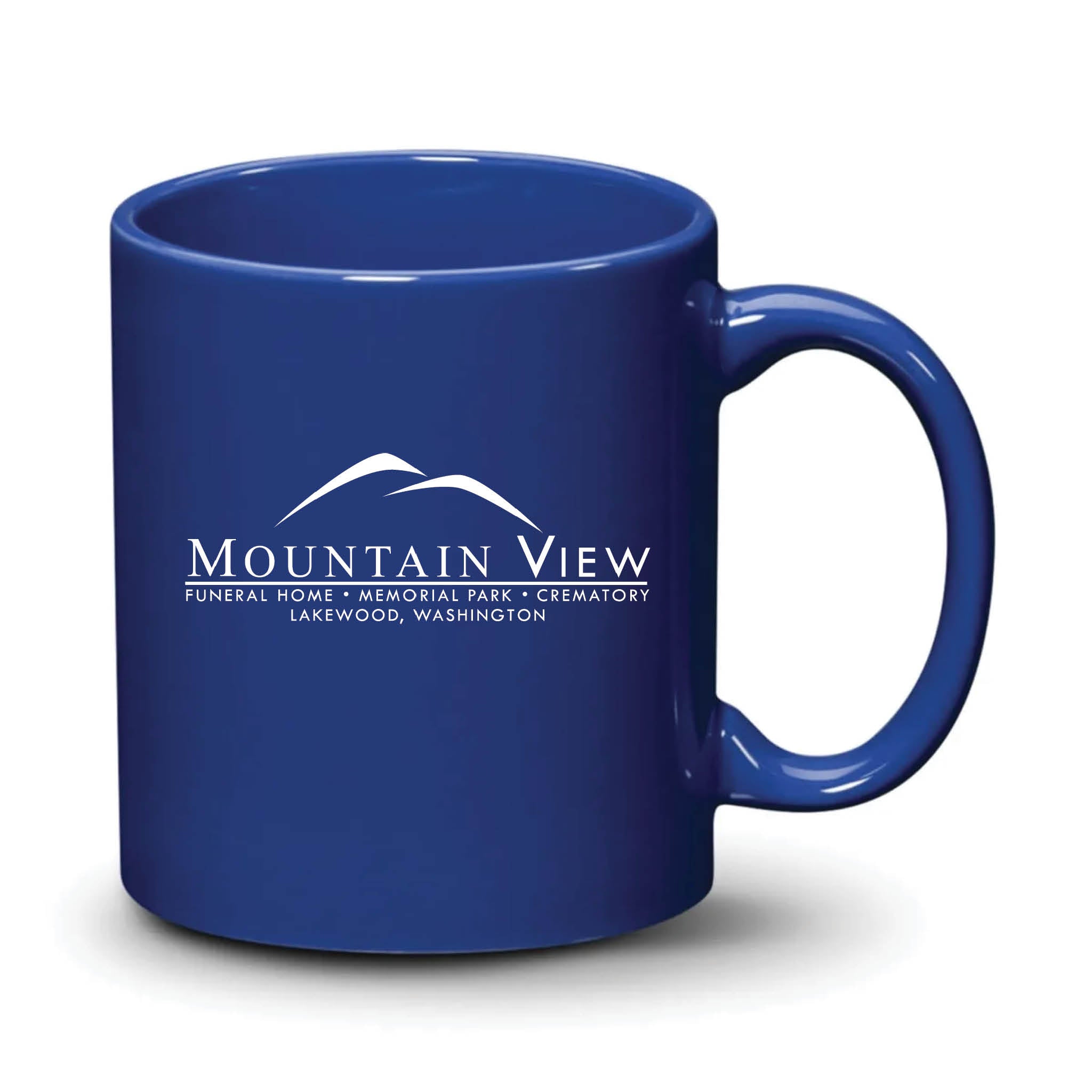 Malibu Mug Royal Blue White Logo