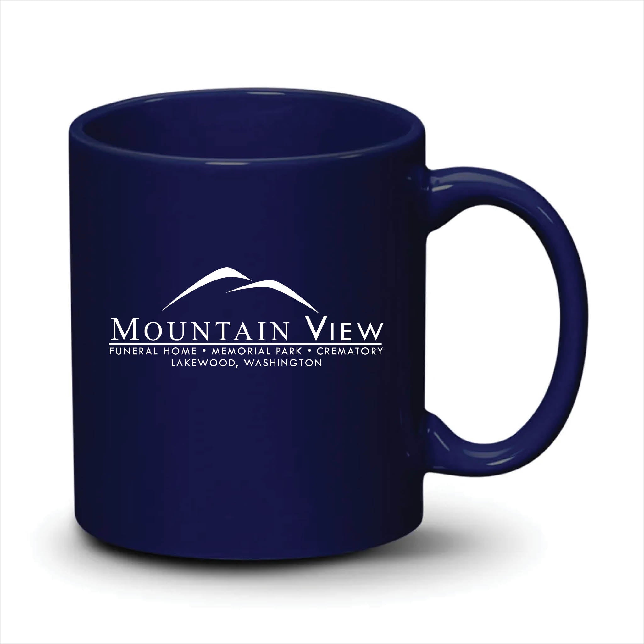 Malibu Mug Cobalt White Logo
