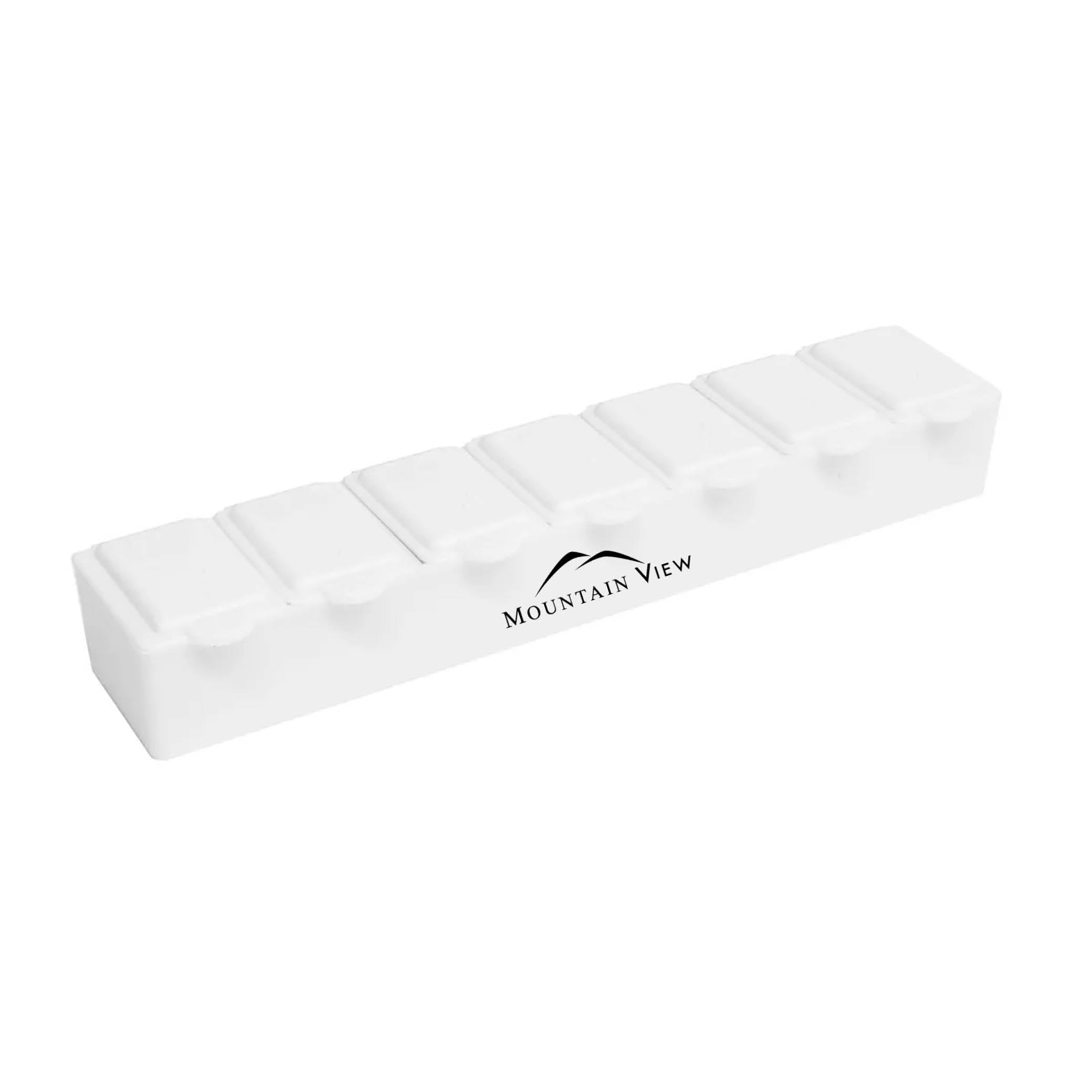 7 Day Pill Box White