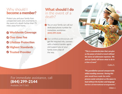 SafelyHome Trifold Brochure- 500 Pack