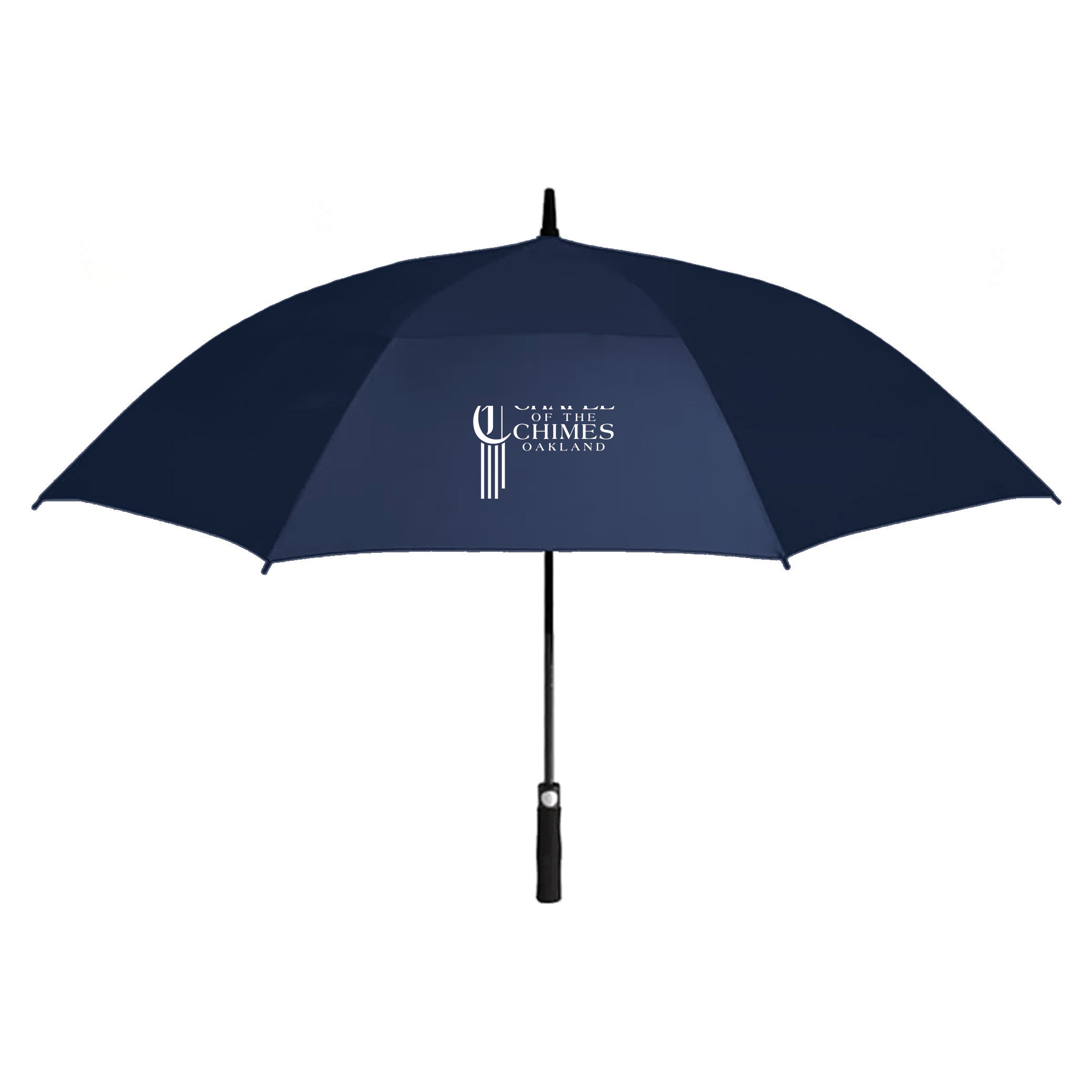 The 59" Arc Double Canopy UV Protection Golf Umbrella Navy Blue