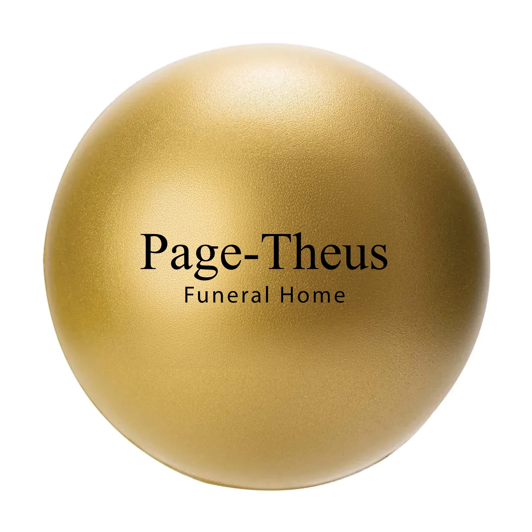 Round Stress Ball Gold