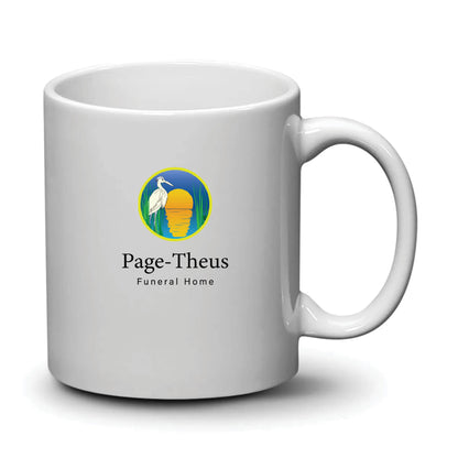 Malibu Mug White Full Color Logo
