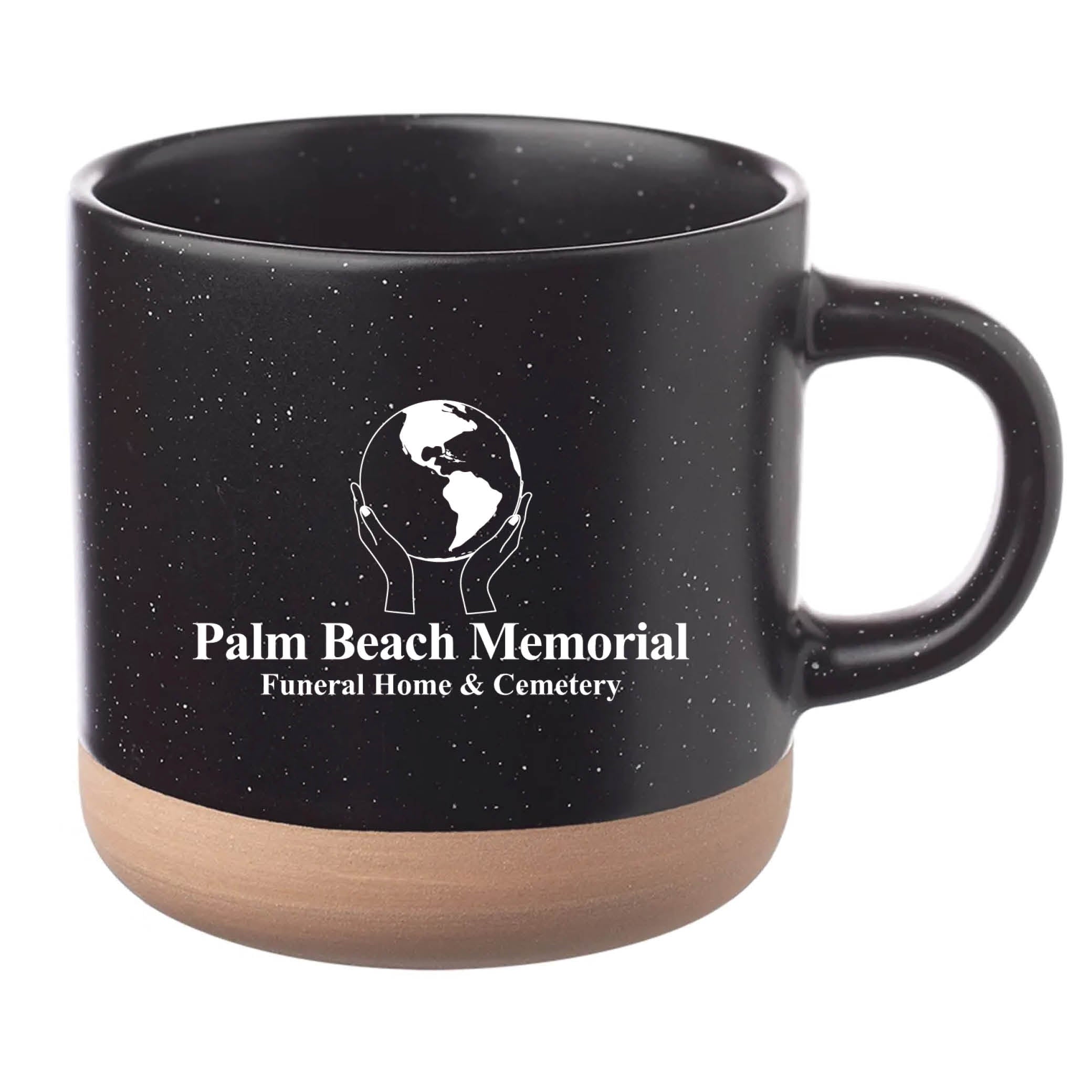 Cosmic Speckled Clay Coffee Mug 11 oz Black