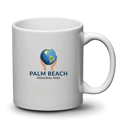 Malibu Mug White Full Color Logo