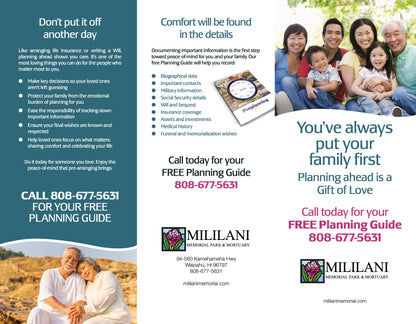 PreNeed Trifold Brochure - 1,000 Pack