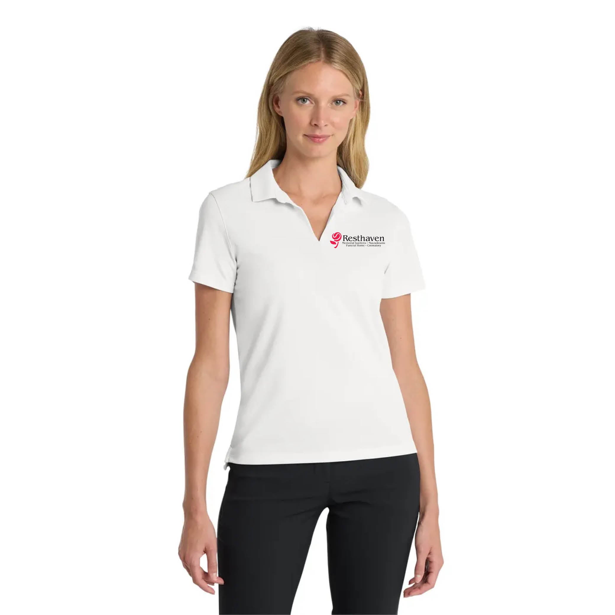 Nike Women's Dri-FIT Micro Pique 2.0 Polo White