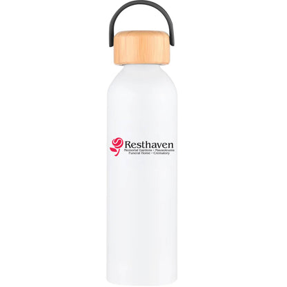 Geyser-VI 24 Oz. Eco Friendly Sports Water Bottle White