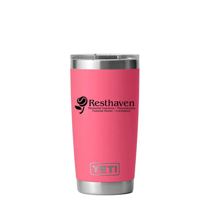 YETI Rambler 20 oz Tumbler Tropical Pink