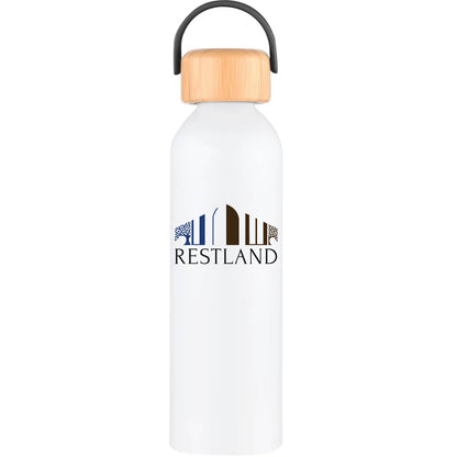 Geyser-VI 24 Oz. Eco Friendly Sports Water Bottle White