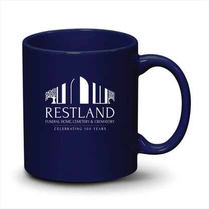 Malibu Mug Cobalt White Logo