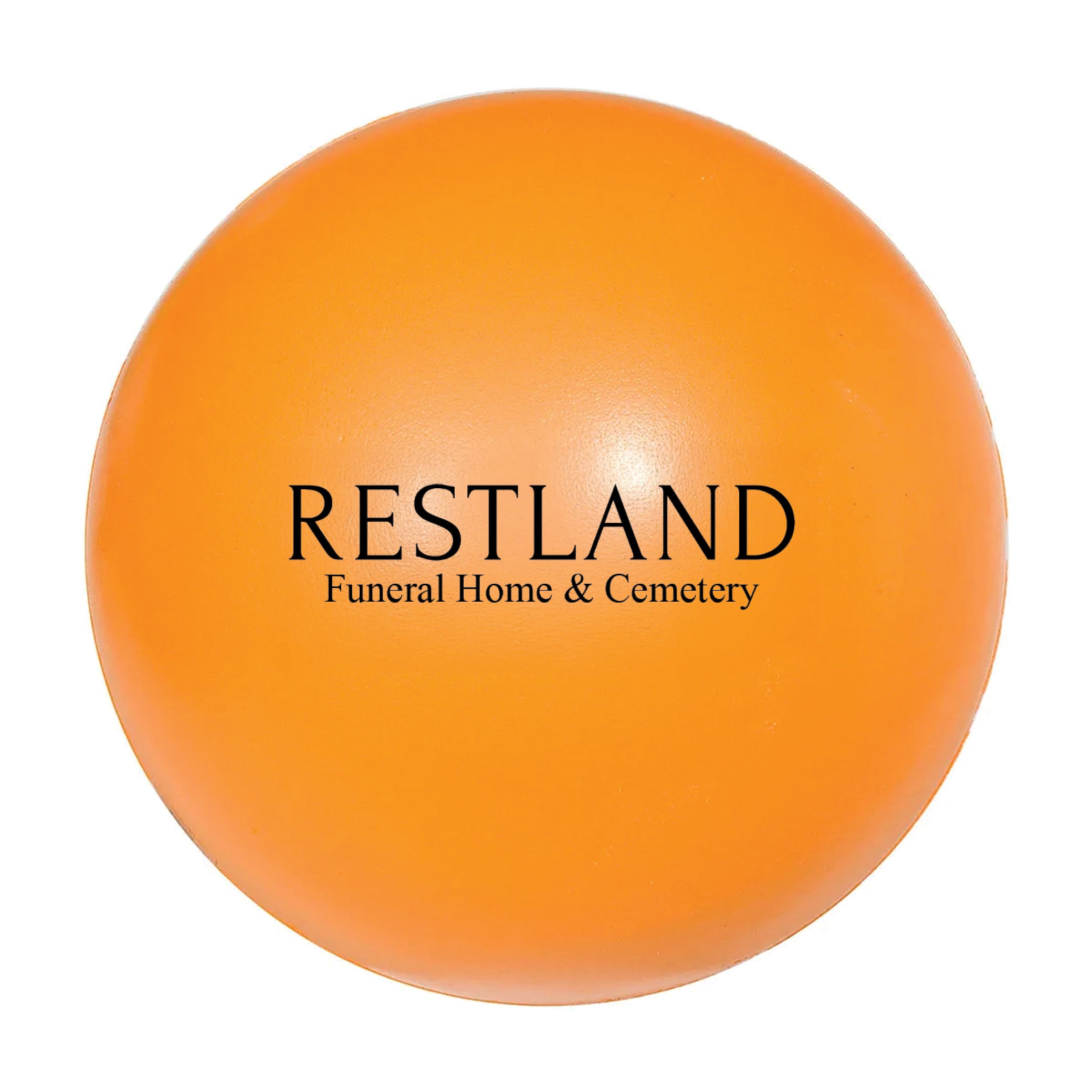 Round Stress Ball Orange
