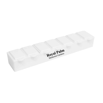 7 Day Pill Box White