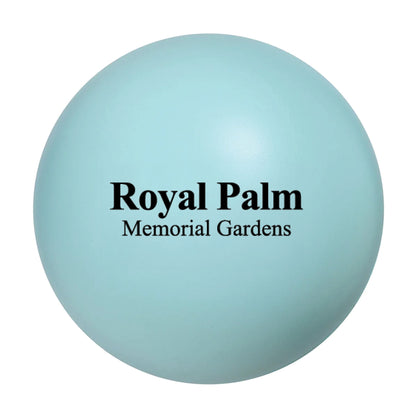 Round Stress Ball Light Blue
