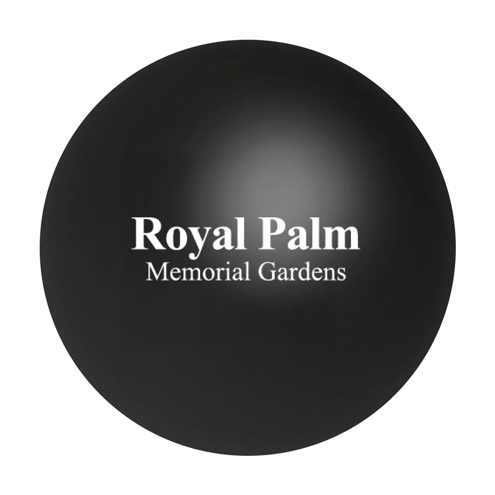 Round Stress Ball Black