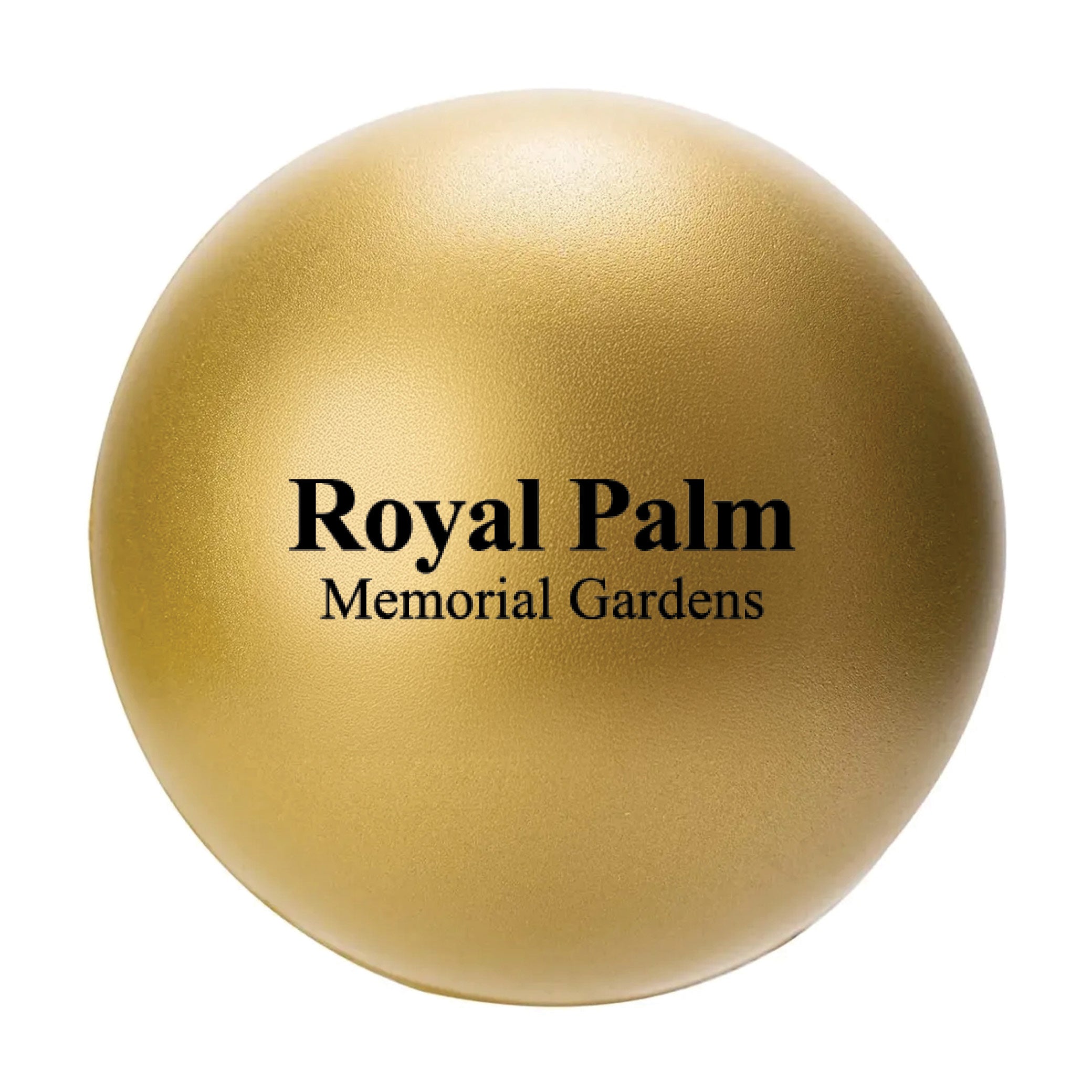 Round Stress Ball Gold