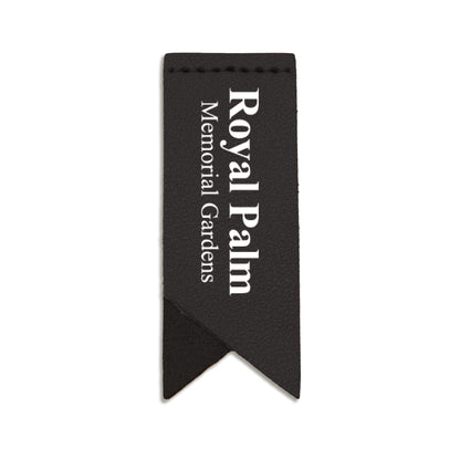 Handmade Leather Bookmark Corner Marker Clip Read Sign Black