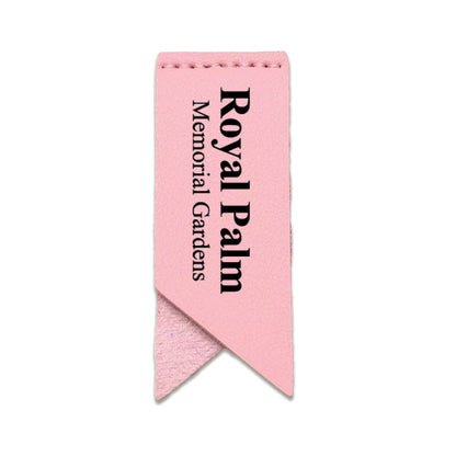 Handmade Leather Bookmark Corner Marker Clip Read Sign Pink