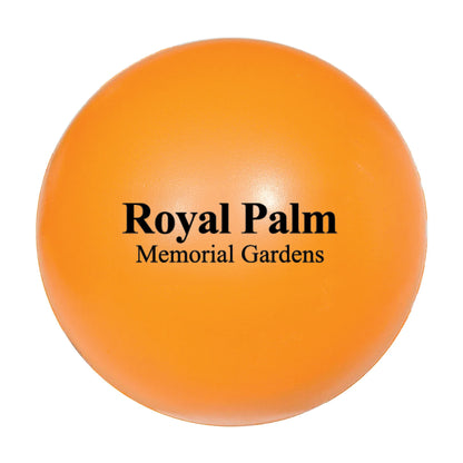 Round Stress Ball Orange