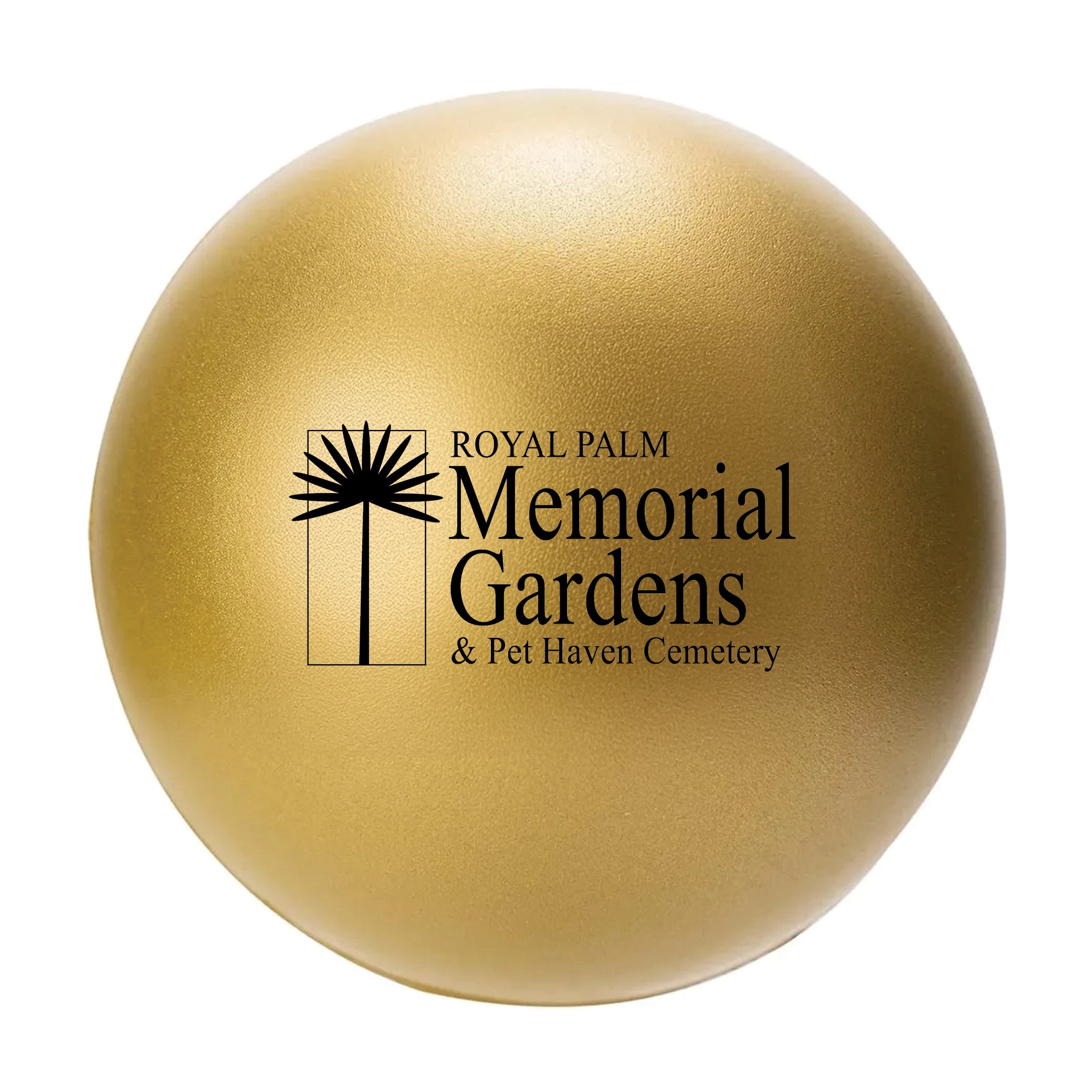 Round Stress Ball Gold