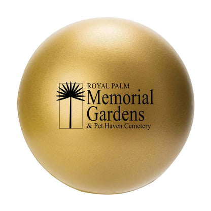 Round Stress Ball Gold