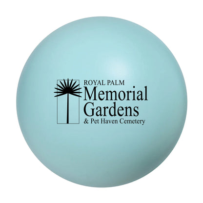 Round Stress Ball Light Blue