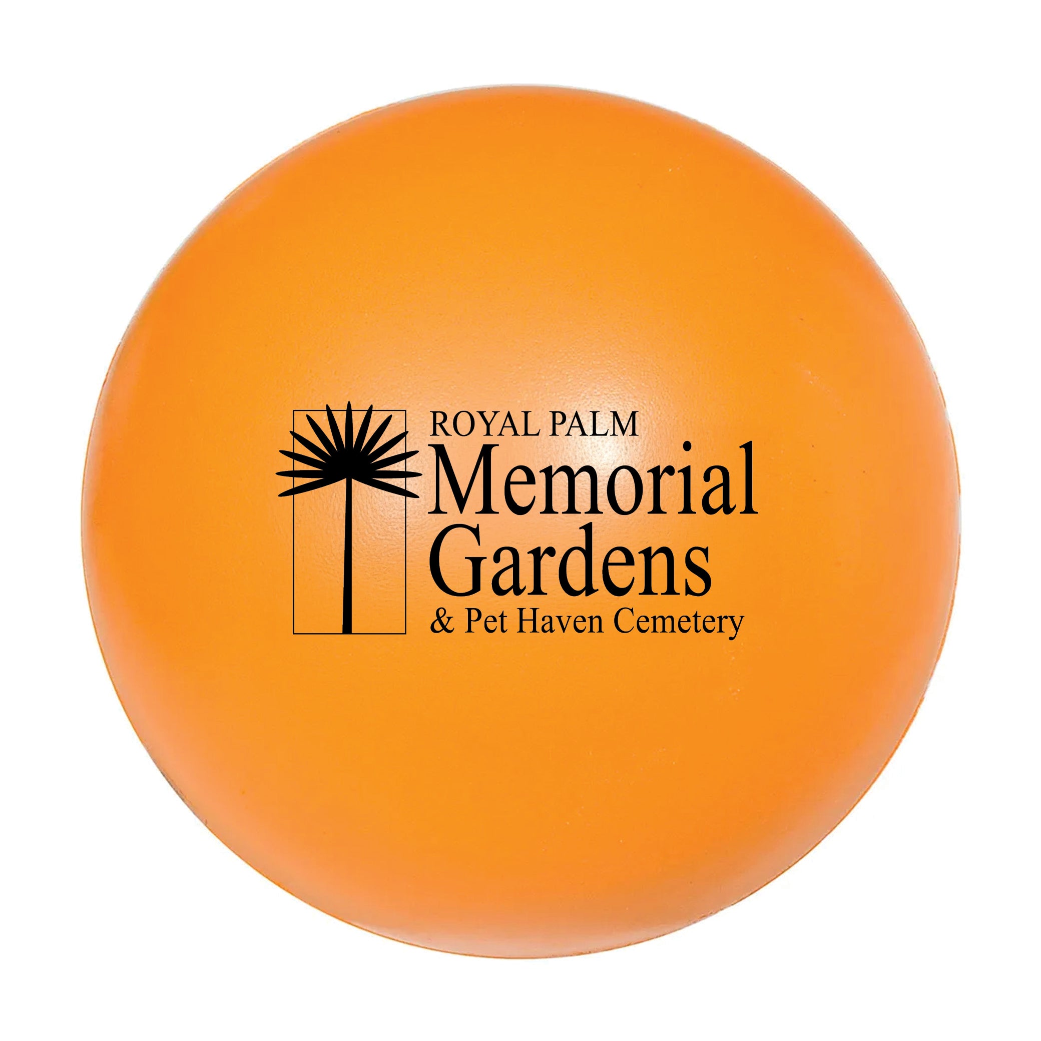 Round Stress Ball Orange