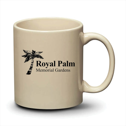 Malibu Mug Almond Black Logo