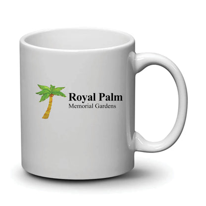Malibu Mug White Full Color Logo