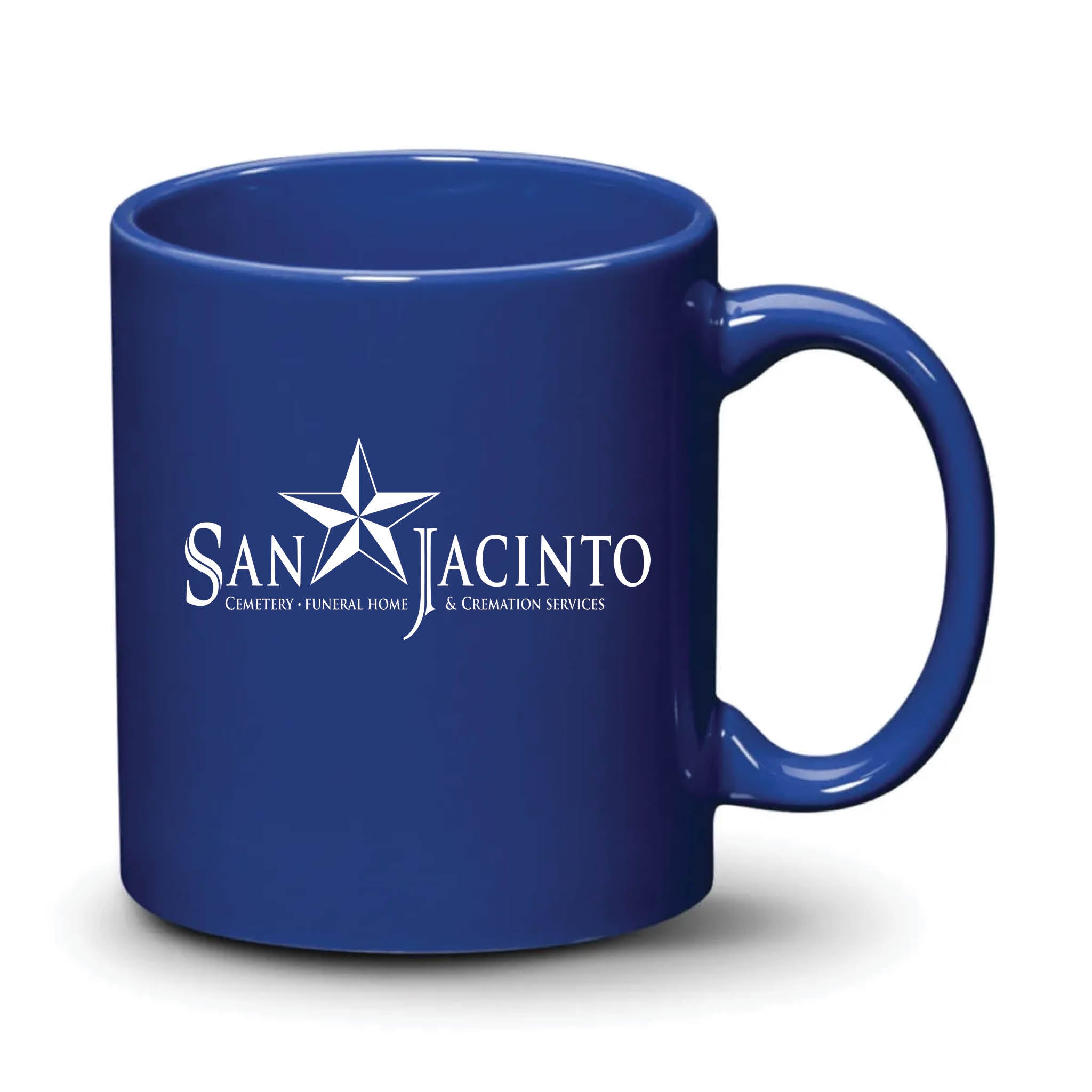 Malibu Mug Royal Blue White Logo