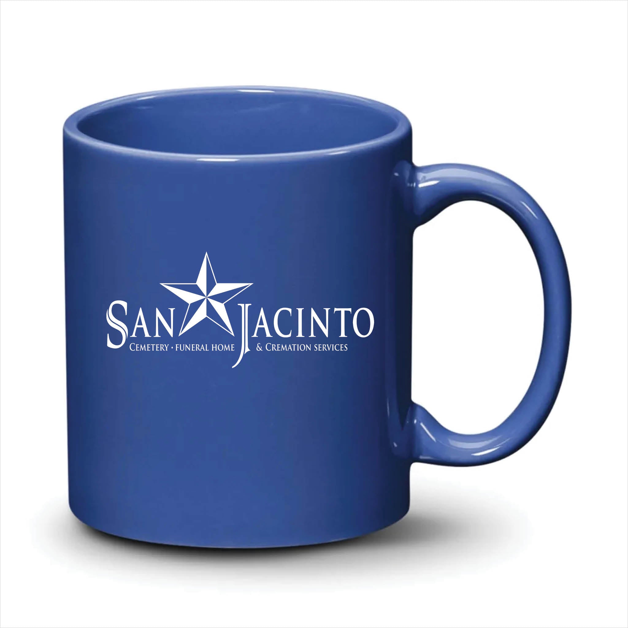 Malibu Mug Ocean Blue White Logo