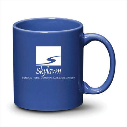 Malibu Mug Ocean Blue White Logo