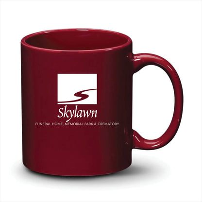 Malibu Mug Burgundy White Logo