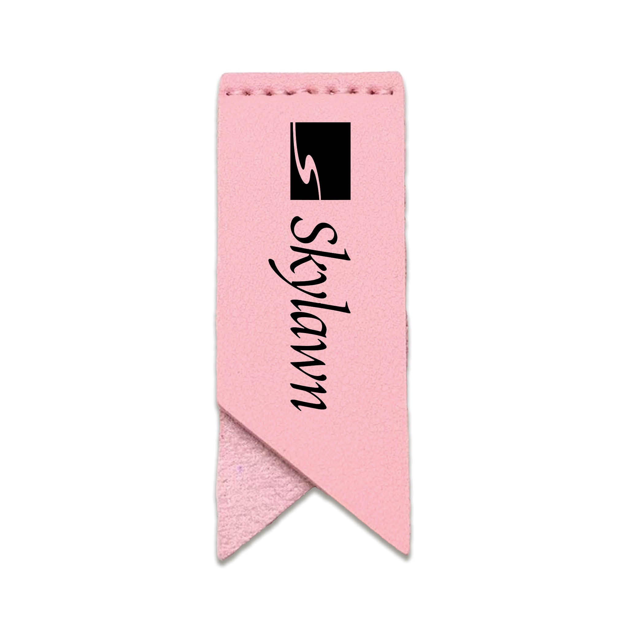 Handmade Leather Bookmark Corner Marker Clip Read Sign Pink