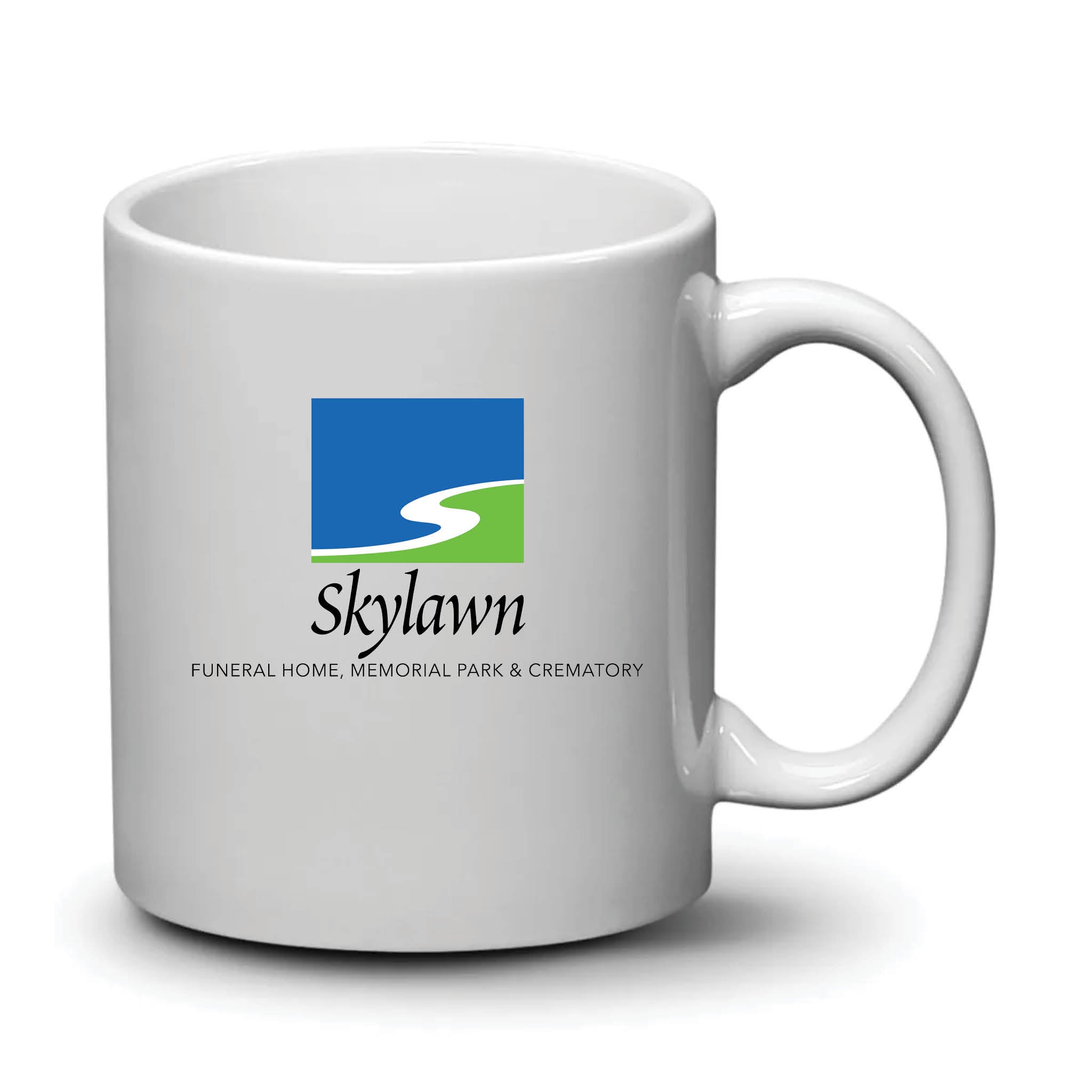 Malibu Mug White Full Color Logo