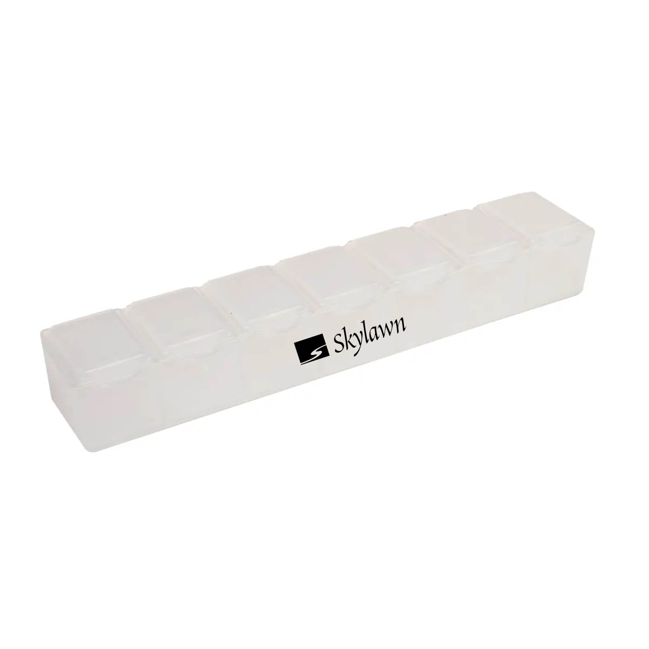 7 Day Pill Box Translucent White