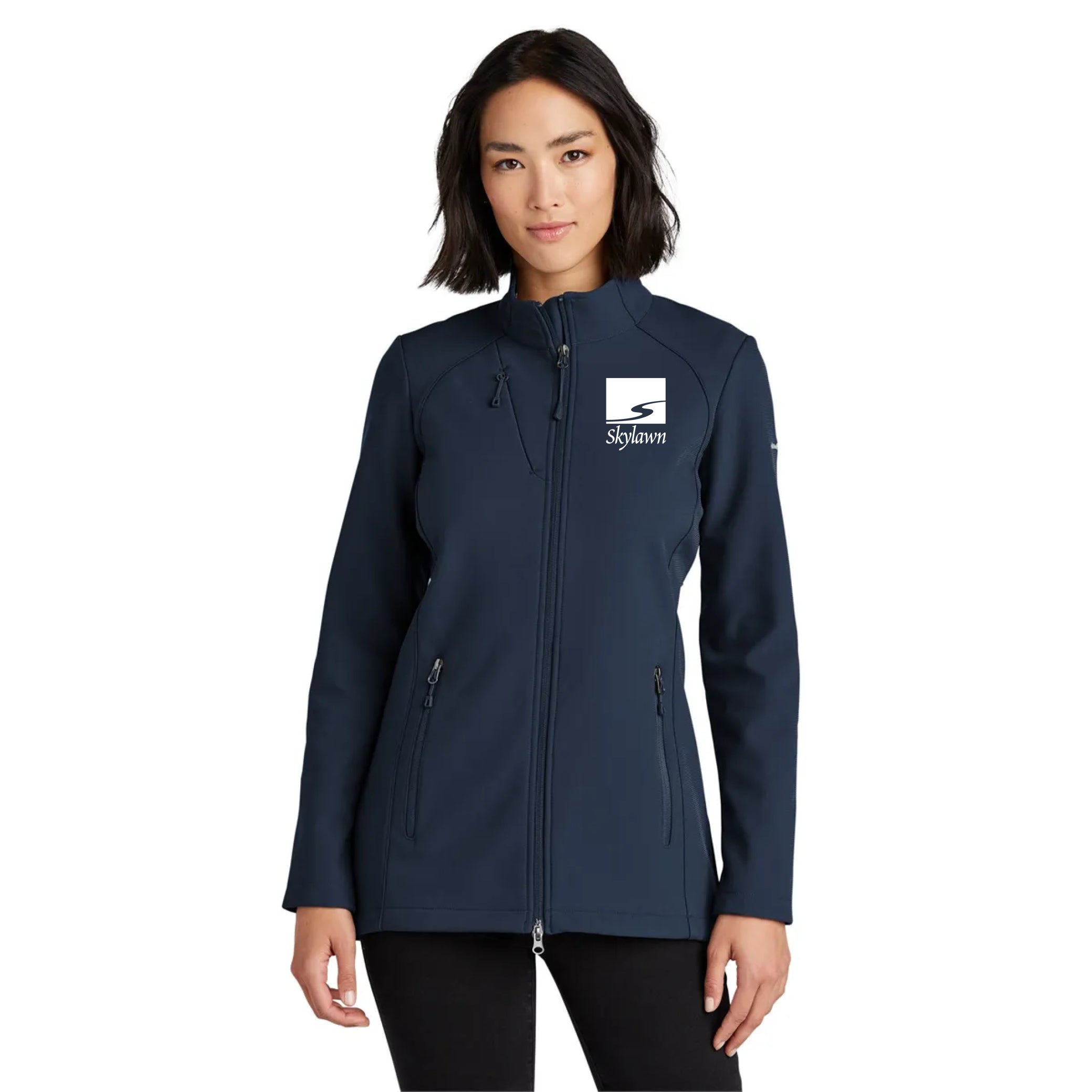 Eddie Bauer Women's Stretch Soft Shell Jacket River Blue Navy
