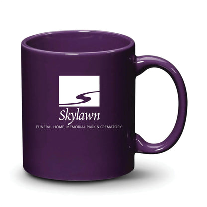 Malibu Mug Purple White Logo