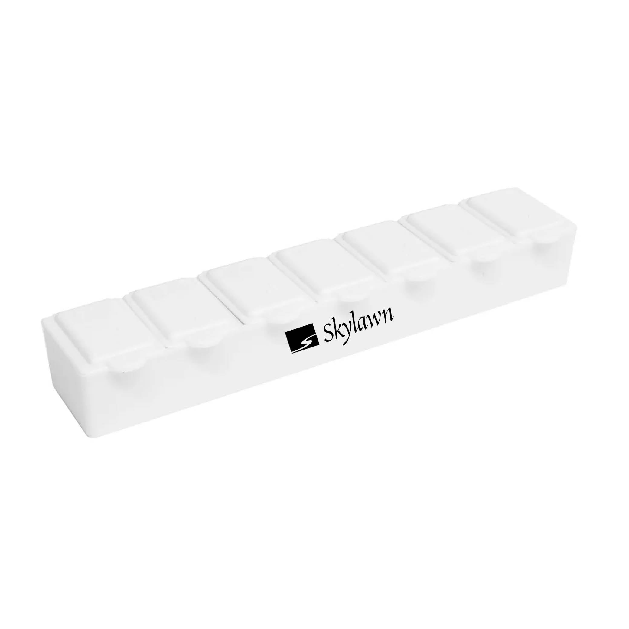 7 Day Pill Box White