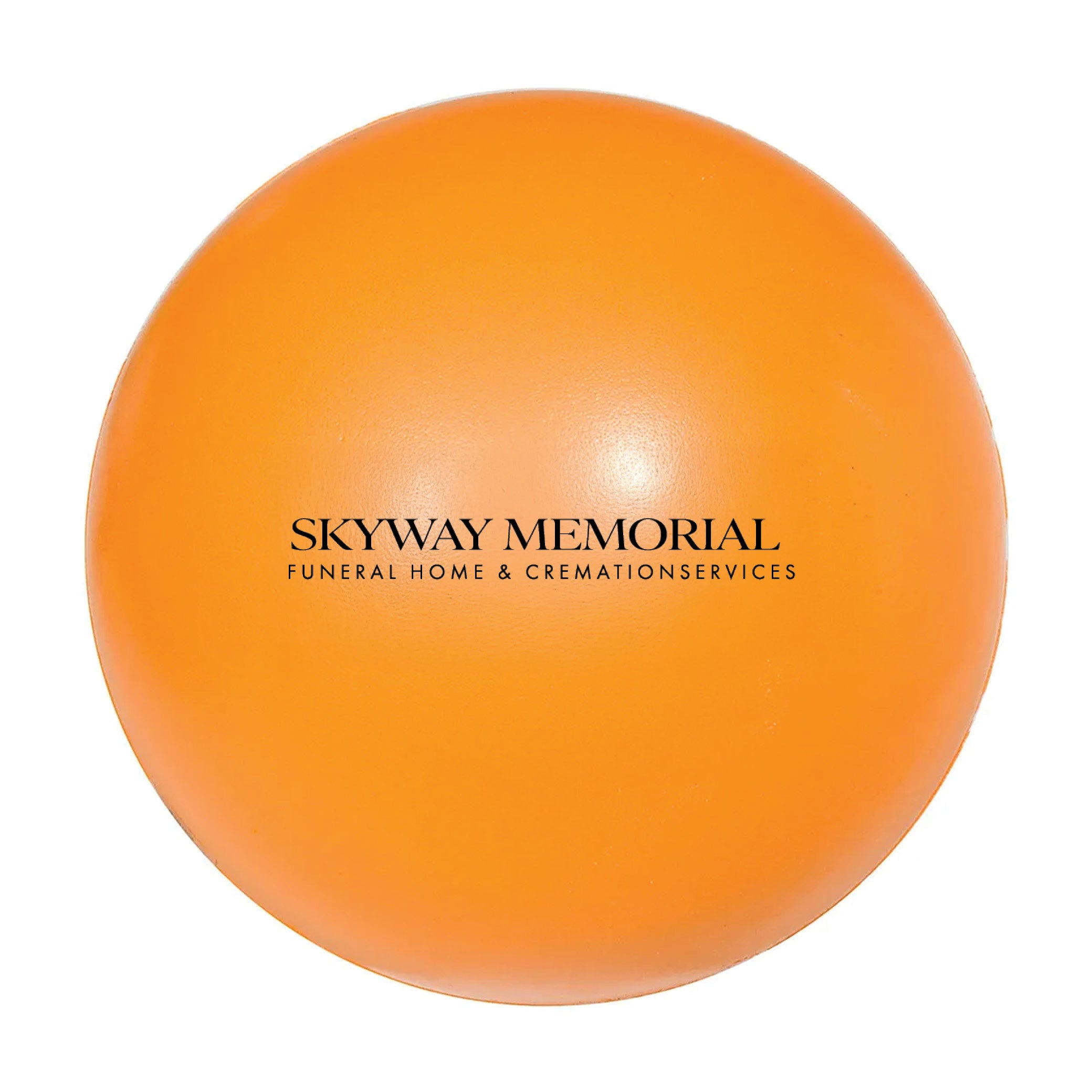 Round Stress Ball Orange