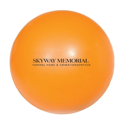 Round Stress Ball Orange